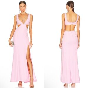 Majorelle Matteson Maxi Gown In Bubblegum Pink